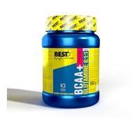 BEST PROTEIN Aminoácidos BCAA + GLUTAMINE | Aminoacidos ramificados con glutamina KYOWA QUALITY® | Retrasa aparición fatiga | Reduce el daño muscular | 500 g = 33 servings (Sandía)