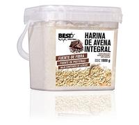 BEST PROTEIN, Harina de avena integral, Gachas de avena ricas en hidratos de carbono y fibra, Sabor chocolate, 1900 g = 63 servicios