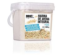 Best Protein Harina de Avena Neutro - 3 Paquetes de 1900 gr - Total: 5700 gr