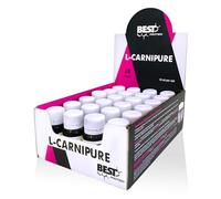 BEST PROTEIN Quemagrasas en viales L-CARNIPURE | Previene el daño muscular | Función antioxidante | Fórmula líquida en viales monodosis | 24 viales de 10 ml