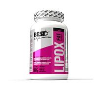 BEST PROTEIN Quemagrasas potente LIPOX | Metabolizador de grasa | Regula el apetito | Propiedades antiinflamatorias | Vegano | 100 Cápsulas = 33 servings