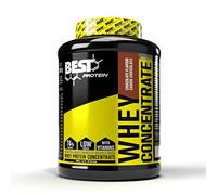 BEST PROTEIN, Whey concentrate, Concentrado de proteína de suero de leche, Alto en BCAA, glutamina y aminoácidos esenciales, Sabor chocolate, 2000 gr = 50 servings