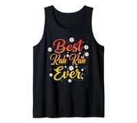 Best Rah Rah Ever Women Grandma Floral Mothers Day Rah Rah Camiseta sin Mangas