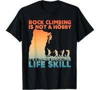 Best Rock Climbing Art For Men Women Rock Climber Bouldering Gift Unisex T-Shirt Black S
