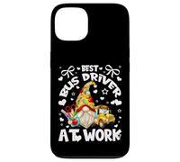 Best School Bus Driver Graphic with Funny Teacher GNOME Carcasa para iPhone 13