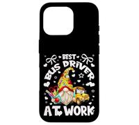 Best School Bus Driver Graphic with Funny Teacher GNOME Carcasa para iPhone 16 Pro