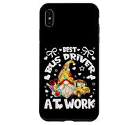 Best School Bus Driver Graphic with Funny Teacher GNOME Carcasa para iPhone XS MAX