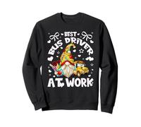 Best School Bus Driver Graphic with Funny Teacher GNOME Sudadera