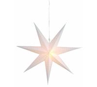 Best Season 231-22 Dot 70 - Estrella de papel con luz, 70 x 70 cm, con cable, color blanco