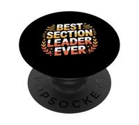 Best Section Leader Ever Banda de rol del Orgullo - PopSockets PopGrip Adhesivo
