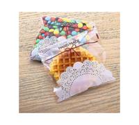 Best Seller 500pcs Self-adhesive Cookie Bags, 5.5x5.5inch Clear Treat Bags Diy Plastic Individual Ca