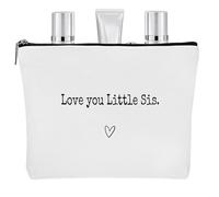 Best Sister Ever Bolsa de Viaje Neceser,Neceser Bolsa de Viaje, Best Sister Ever Organizador de artículos de tocador Regalos para Hermanas, Bolso portátil de la higiene de los artículos Usefulbeauty