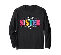 Best Sister Ever Hermano Amor Familia Hermana Hermana Mujeres Manga Larga
