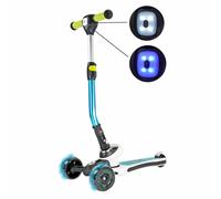 Best Sporting 3-Rad Infantil Scooter Space Con LED Lámpara + Rodar , Türkis-weiß