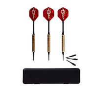 BEST SPORTING Dardos Fortune Softdarts 16 g | 3 Dardos con Punta de plástico, Mango de latón, Puntas de Repuesto y Estuche | Dardos para Diana electrónica | Accesorios para Dardos