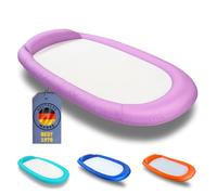 BEST SPORTING Hamaca hinchable de agua con malla I Colchoneta de aire con red I Flotador para piscina y salón I Diversión de verano para adultos I Máx. peso del usuario 100 kg (Lavanda)
