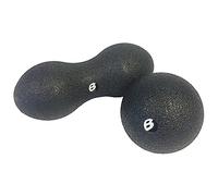 Best Sporting Juego de bolas de masaje, bolas de fascia, 1 bola de fascia para el automasaje puntual, 1 bola dúo de fascia para el masaje de áreas musculares más grandes, extremadamente resistente