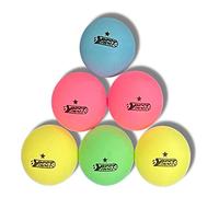 Best Sporting Neon - Pelotas de Tenis de Mesa (6 Unidades), Multicolor