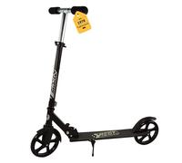 Best Sporting Patinete de 200 Ruedas Plegables para Niño, Dos Ruedas, con Soporte, Color Negro