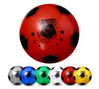Best Sporting - Pelota de PVC Divertida y Ligera, Pelota de fútbol, Pelota de Playa de 23 cm, con Logotipo Colorido, Pelota de Goma, para niños