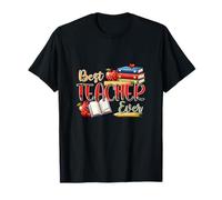 Best Teacher Ever Books Regla Maestra de la escuela Camiseta