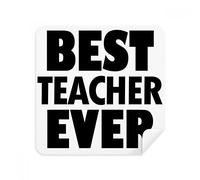 Best Teacher Ever cita Festival gafas de limpieza paño de limpieza de la pantalla del teléfono limpiador gamuza tela 2 piezas