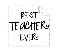Best Teacher Ever Words citas estudiantes amor gafas gamuza de limpieza paño de regalo teléfono limpiador de pantalla 5 piezas
