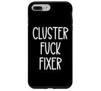 Best Team Ever Coworker Cluster Fuck Fixer of Everything Dad Carcasa para iPhone 7 Plus/8 Plus