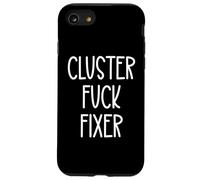 Best Team Ever Coworker Cluster Fuck Fixer of Everything Dad Carcasa para iPhone SE (2020) / 7/8