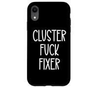 Best Team Ever Coworker Cluster Fuck Fixer of Everything Dad Carcasa para iPhone XR