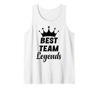 Best Team Ever Employee Appreciation Coworker Work Legends Camiseta sin Mangas