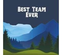 Best Team Ever Notebook with 10 action tab pages: Blank Lined sheets with corner tabs for quick reference, last 10 pages consist of checkboxes with line combination along with corner tabs.