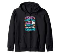 Best Things Are Small Fluffy Fit in Your Hand Roedor Cita Sudadera con Capucha