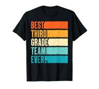Best Third Grade Team Ever Third Grade Vibes Back To School Camiseta