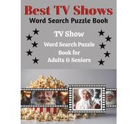 Best TV Shows Ever Word Search Puzzle Book For Adults, Seniors, Teens: Favorite TV Show Word Easy To Read Search Puzzle Book, 8 1/2" x 11", 55 Puzzles
