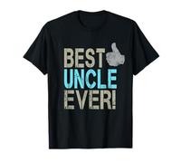 Best Uncle Ever diseño Vintage tío Pulgares hacia Arriba Camiseta