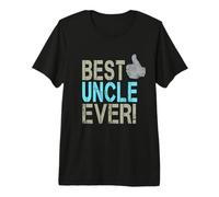 Best Uncle Ever diseño Vintage tío Pulgares hacia Arriba Camiseta Premium