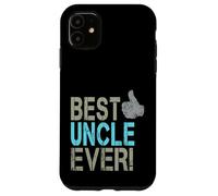 Best Uncle Ever diseño Vintage tío Pulgares hacia Arriba Carcasa para iPhone 11