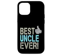 Best Uncle Ever diseño Vintage tío Pulgares hacia Arriba Carcasa para iPhone 12/12 Pro