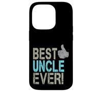Best Uncle Ever diseño Vintage tío Pulgares hacia Arriba Carcasa para iPhone 14 Pro