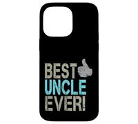 Best Uncle Ever diseño Vintage tío Pulgares hacia Arriba Carcasa para iPhone 14 Pro MAX