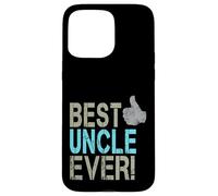 Best Uncle Ever diseño Vintage tío Pulgares hacia Arriba Carcasa para iPhone 15 Pro MAX