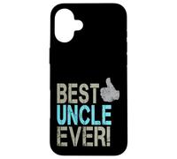 Best Uncle Ever diseño Vintage tío Pulgares hacia Arriba Carcasa para iPhone 16 Plus