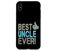 Best Uncle Ever diseño Vintage tío Pulgares hacia Arriba Carcasa para iPhone XS MAX