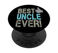 Best Uncle Ever diseño Vintage tío Pulgares hacia Arriba PopSockets PopGrip Adhesivo