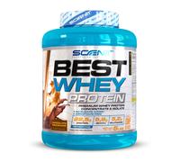 Best Whey Protein - Hasta 2,27 kg - 100% whey protein, proteinas whey para el desarrollo muscular - Proteinas para masa muscular con aminoácidos - Whey protein + proteinas whey isolate