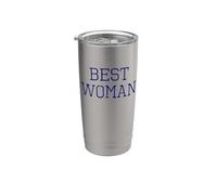Best Woman - Fiesta de bodas coordinada Vaso térmico de acero inoxidable de doble pared