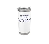 Best Woman - Fiesta de bodas coordinada Vaso térmico de acero inoxidable de doble pared