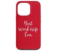 Best Work Wife Ever Funny Coworker Office Bestie Work Wife Carcasa para iPhone 13 Pro