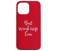 Best Work Wife Ever Funny Coworker Office Bestie Work Wife Carcasa para iPhone 13 Pro MAX